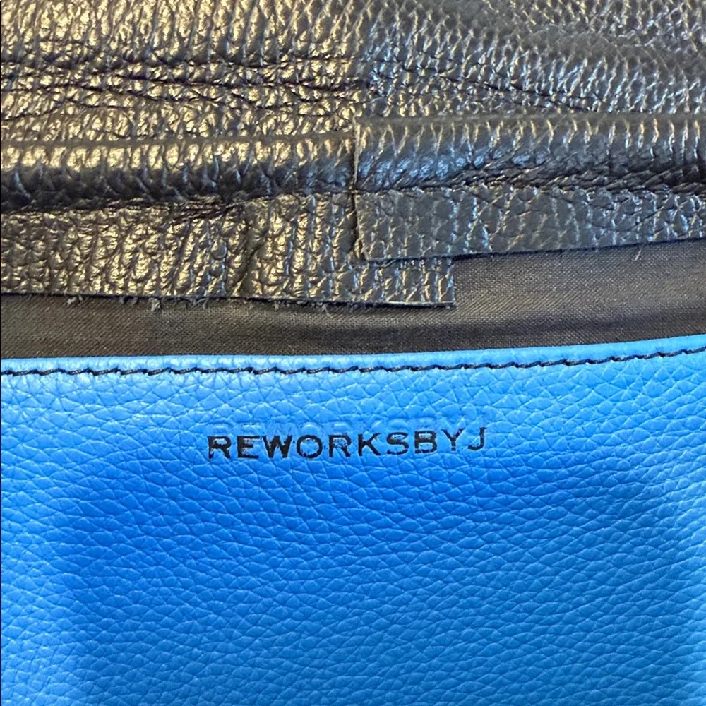 Luxury Blue and Pink Designer Men's Bag - Picture 2 of 3